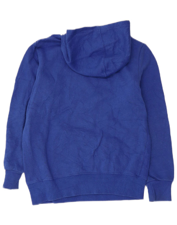 Hurley Boys Graphic Hoodie Jumper 10-11 Years Blue Cotton