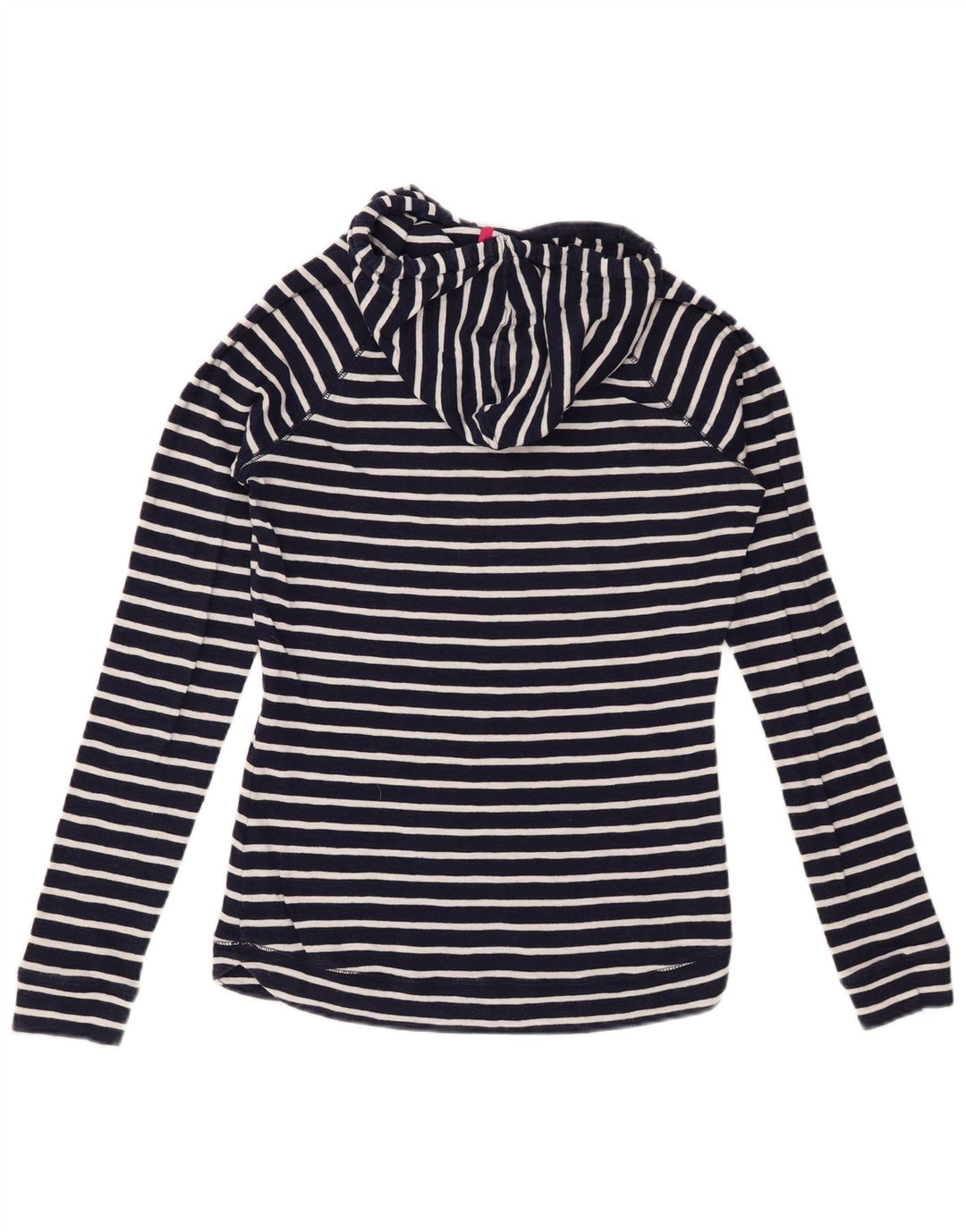 Joules Γυναικεία κουκούλα μακρυμάνικο UK 10 Small Navy Blue ριγέ βαμβακερό