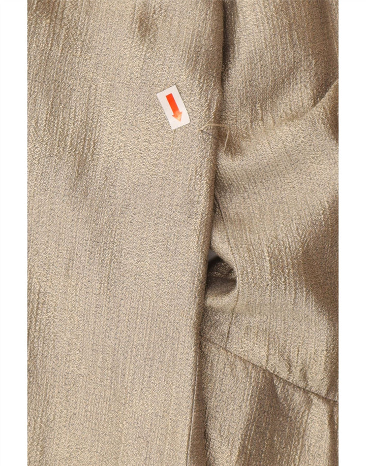 ESCADA Γυναικεία Στοιχεία Longline 1 Κουμπί Μπουφάν μπλέιζερ EU 36 Small Gold