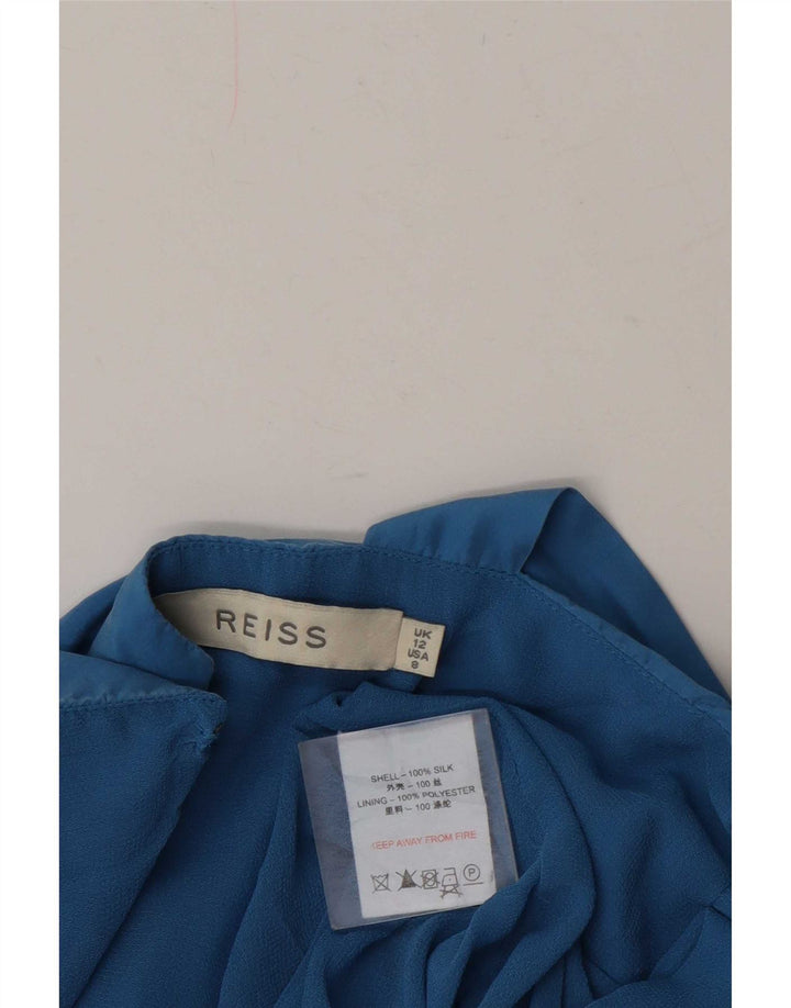 Reiss Γυναικείο Playsuit UK 12 Medium Blue Silk