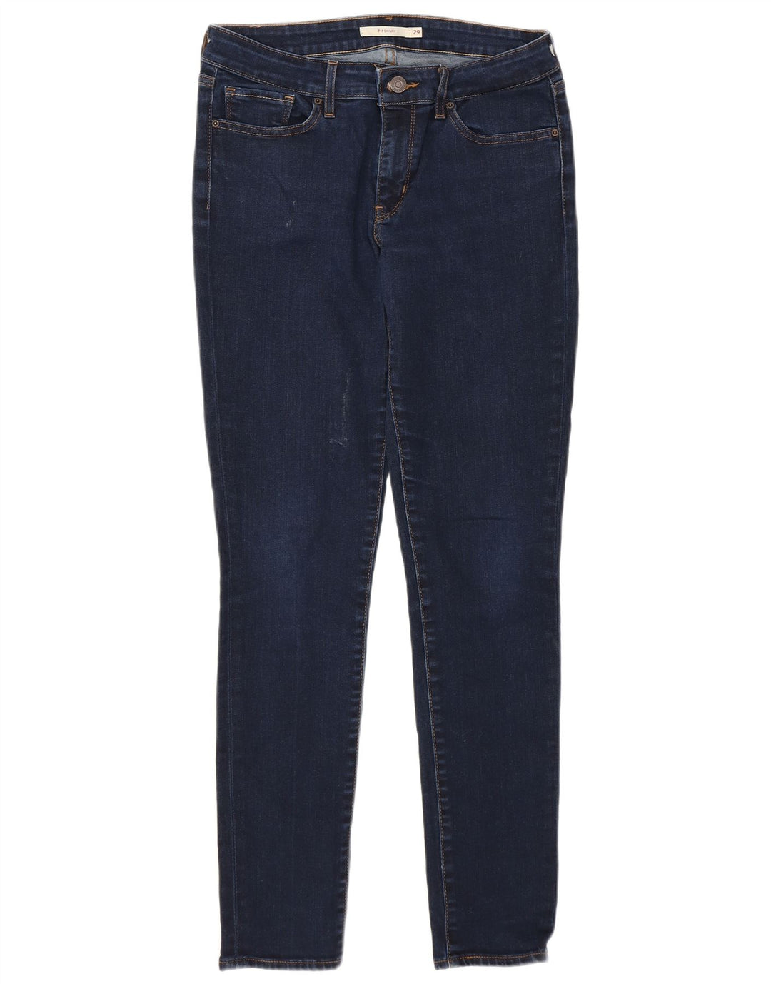 LEVI'S Γυναικείο Skinny Jeans W29 L30 Navy Blue Cotton