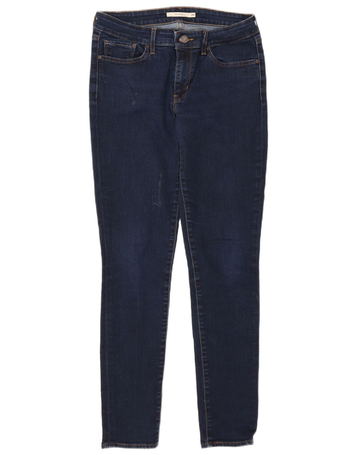 LEVI'S Γυναικείο Skinny Jeans W29 L30 Navy Blue Cotton