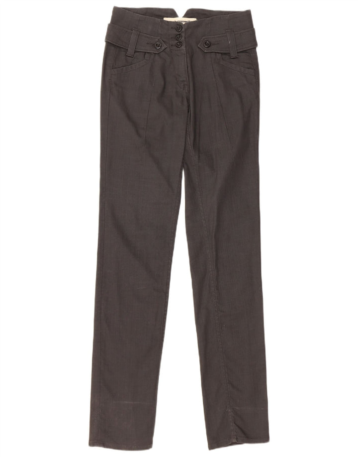 ΓΑΛΛΙΚΗ ΣΥΝΔΕΣΗ Γυναικεία Skinny Casual Παντελόνια UK 8 Small W25 L33 Black