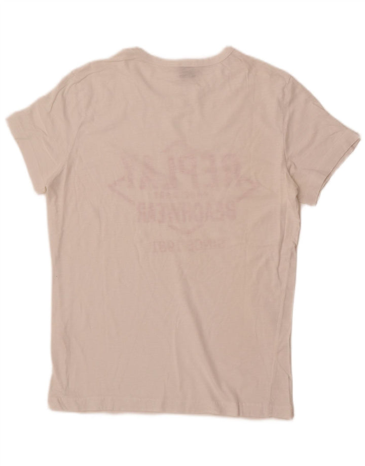Ανδρικό γραφικό T-Shirt Replay Top Small White