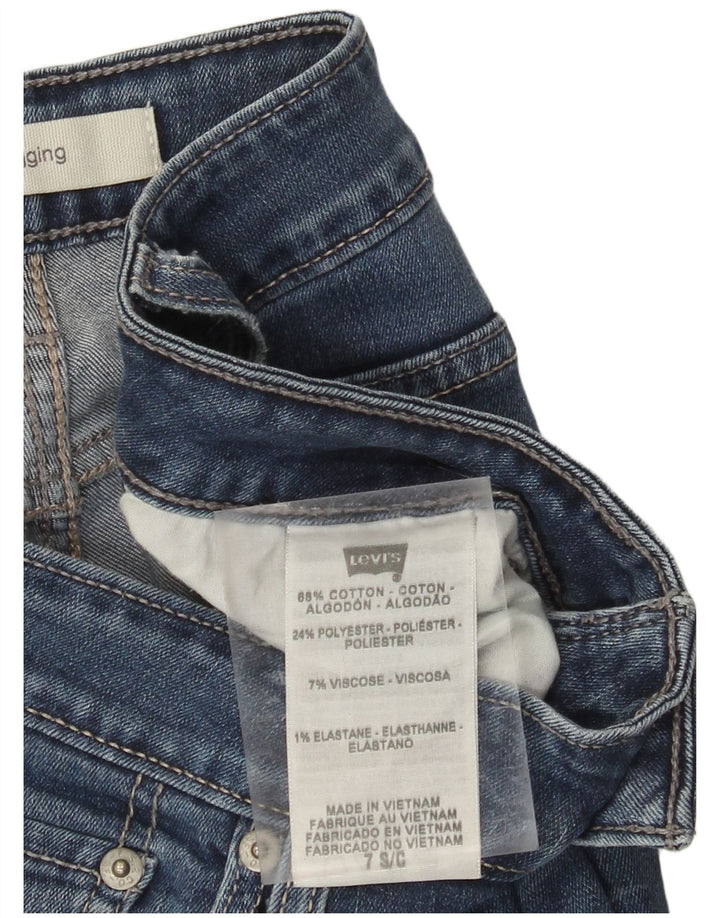 LEVI'S Γυναικείο 535 Legging Skinny Jeans US 7 Medium W28 L27 Μπλε βαμβακερό