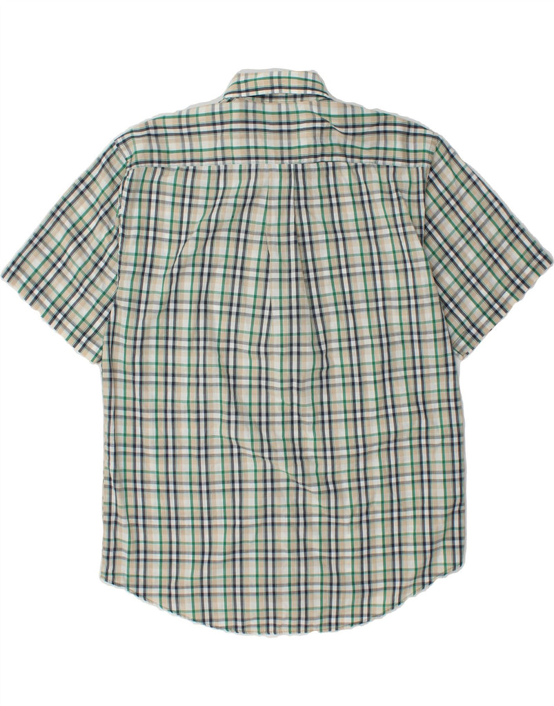 VAN HEUSEN Mens Shirt Size 15 15 1/2 Medium Multicoloured Check Vintage Van Heusen and Second-Hand Van Heusen from Messina Hembry 