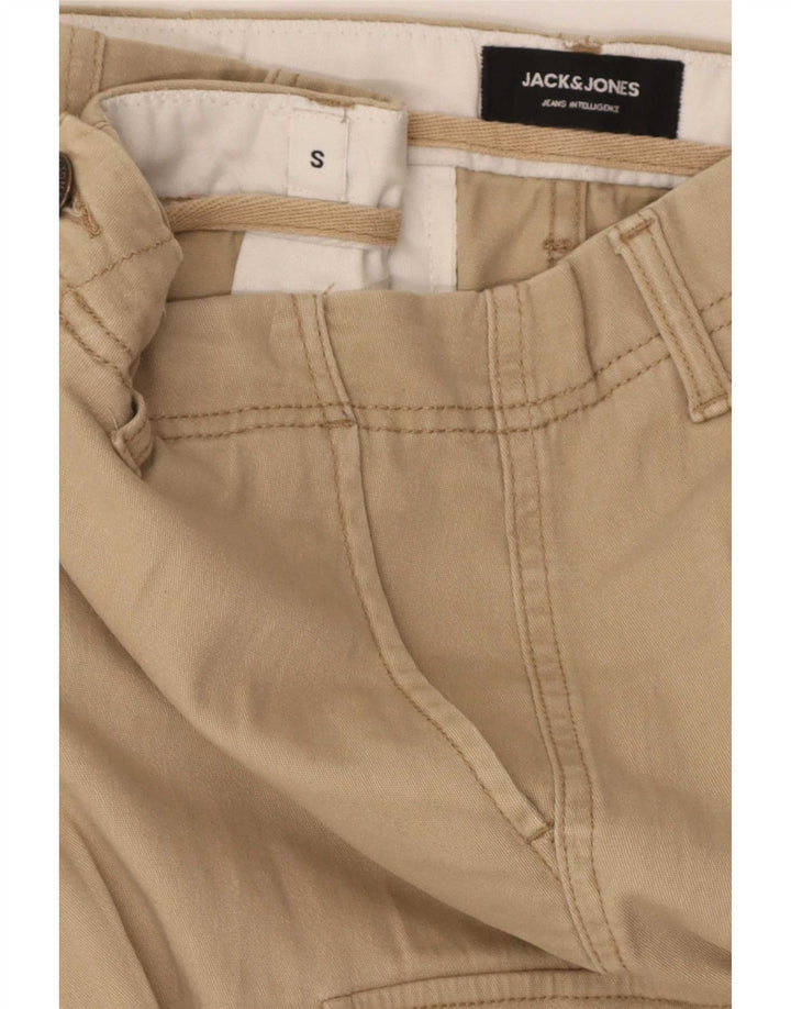 Jack & Jones Ανδρικό σορτς Cargo Small W32 Μπεζ βαμβακερό