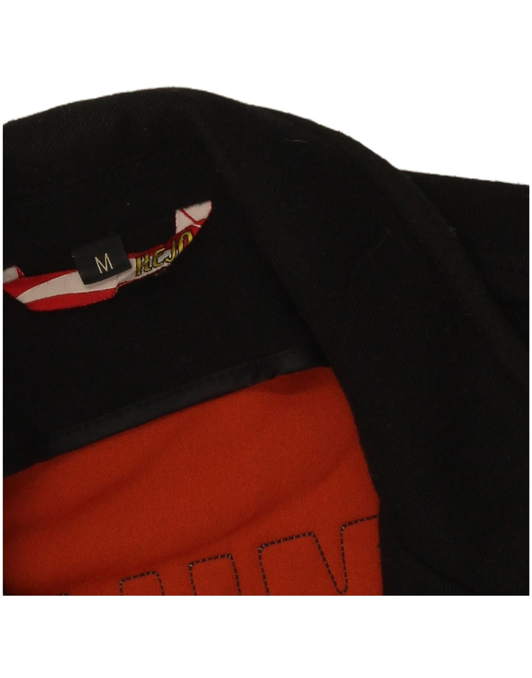 Kejo Ανδρικό σακάκι σακάκι με 3 κουμπιά γραφικό UK 38 μέτριο μαύρο μαλλί