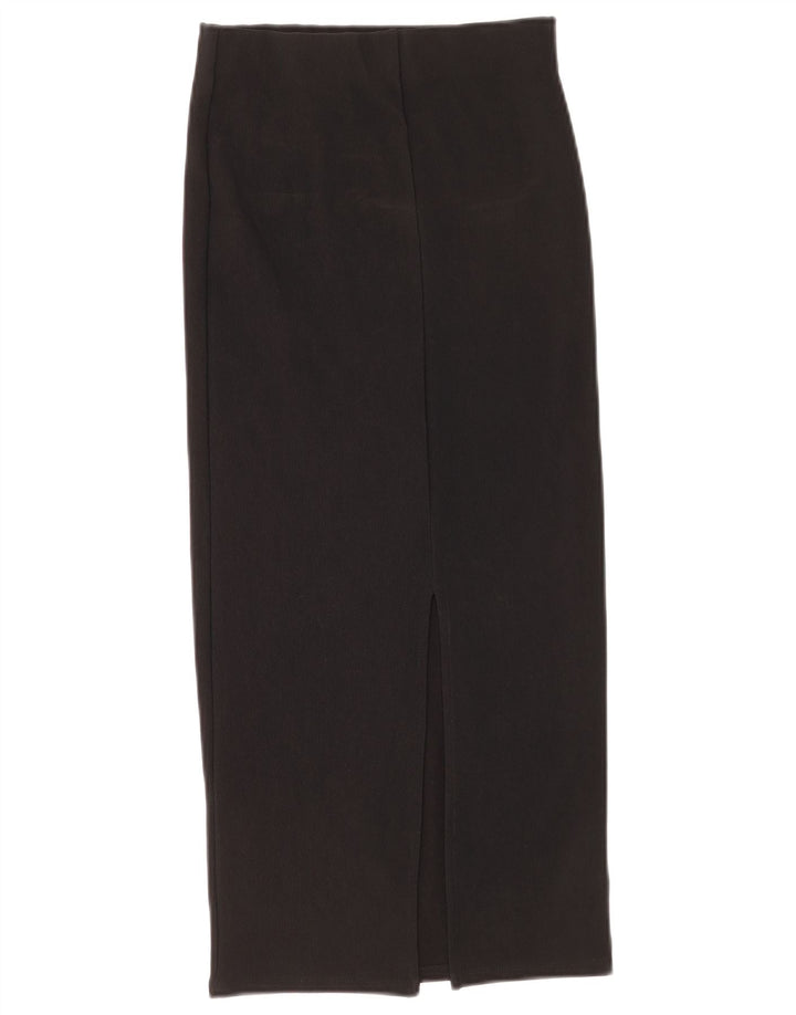 Zara Γυναικεία Midi Φούστα Μικρή W26 Μαύρη