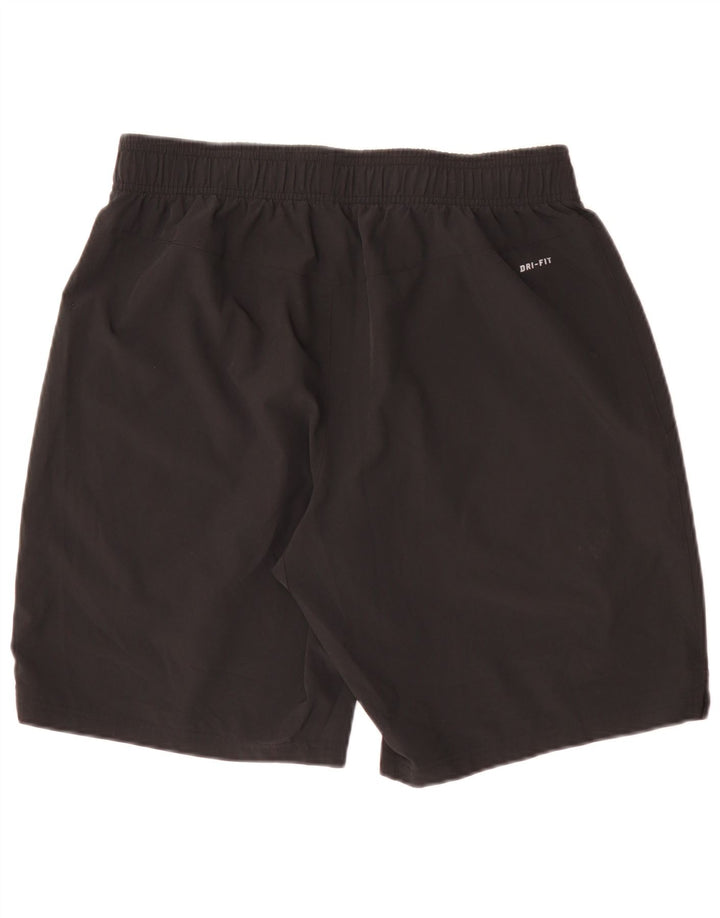 Ανδρικό αθλητικό σορτς Nike Dri Fit, μεγάλο μαύρο πολυεστέρα