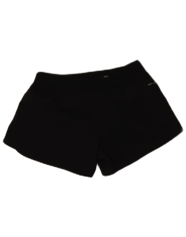 Γυναικείο αθλητικό σορτς Nike Dri Fit UK 10 Μικρό μαύρο πολυεστέρα