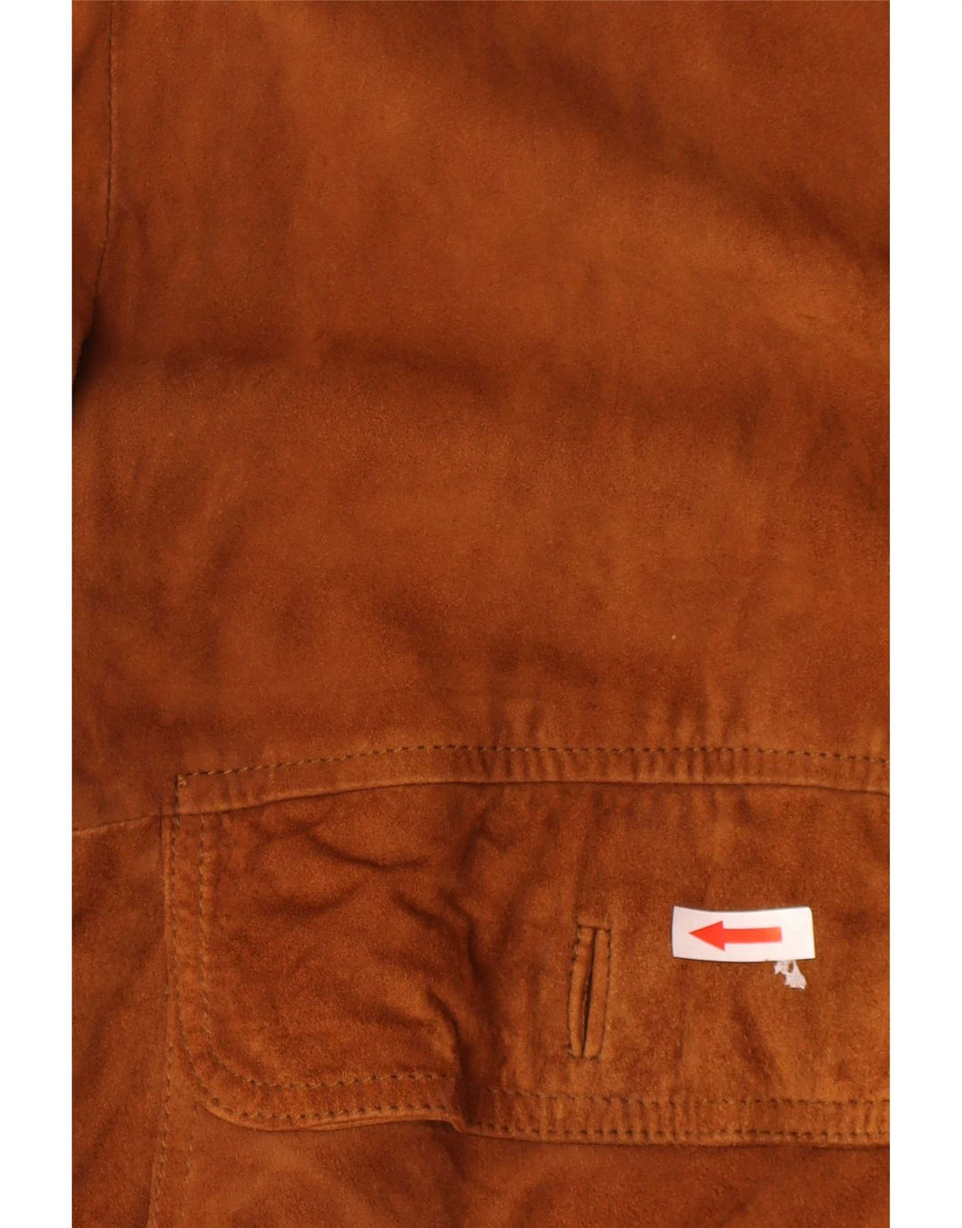 Vintage Ανδρικό Suede Bomber Jacket IT 60 5XL Καφέ Δερμάτινο