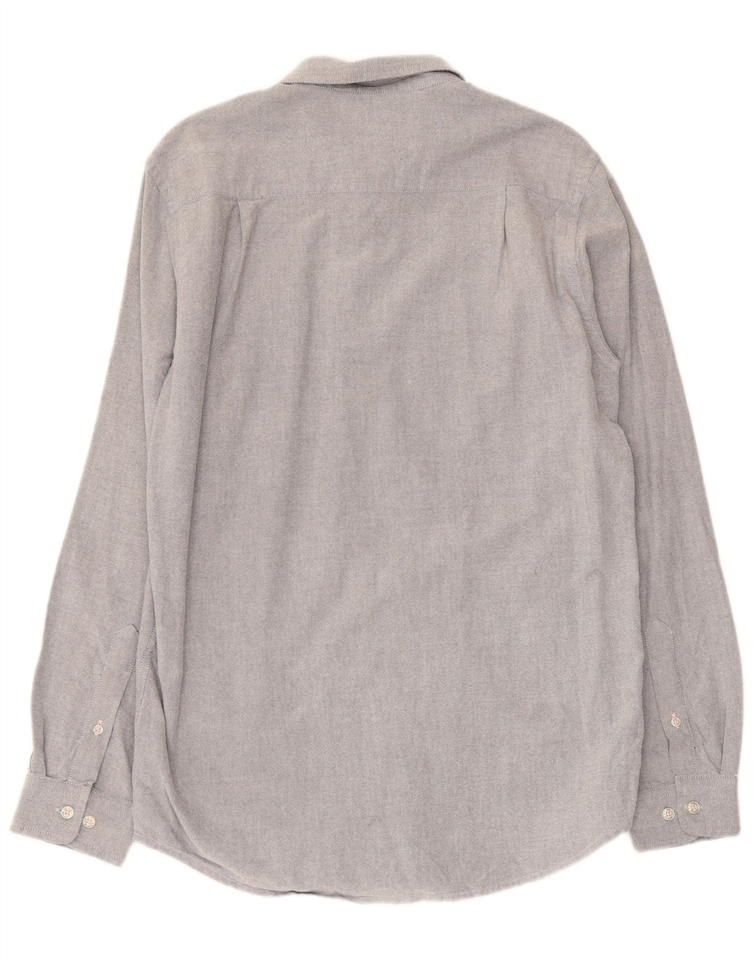 CREW CLOTHING Mens Shirt Medium Grey Cotton