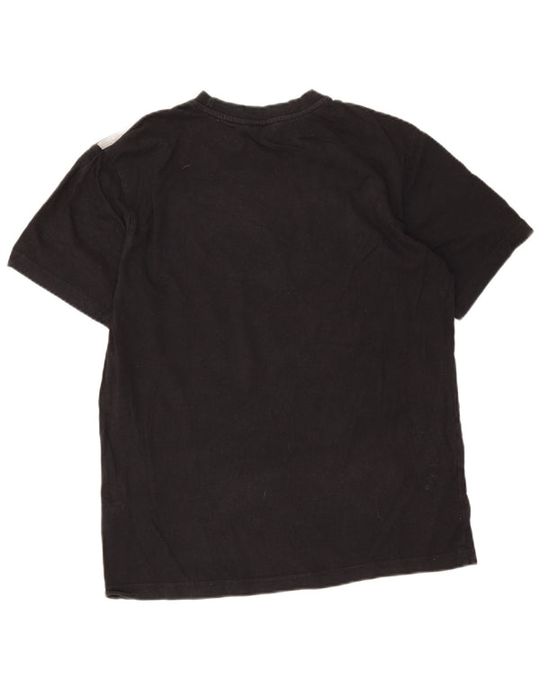Ανδρικό γραφικό μπλουζάκι Fila Top Medium Black Cotton