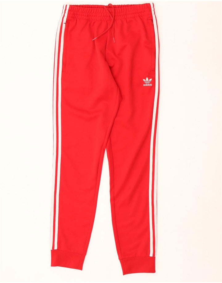 Ανδρική φόρμα Adidas Παντελόνι Joggers Μικρό κόκκινο πολυεστέρα