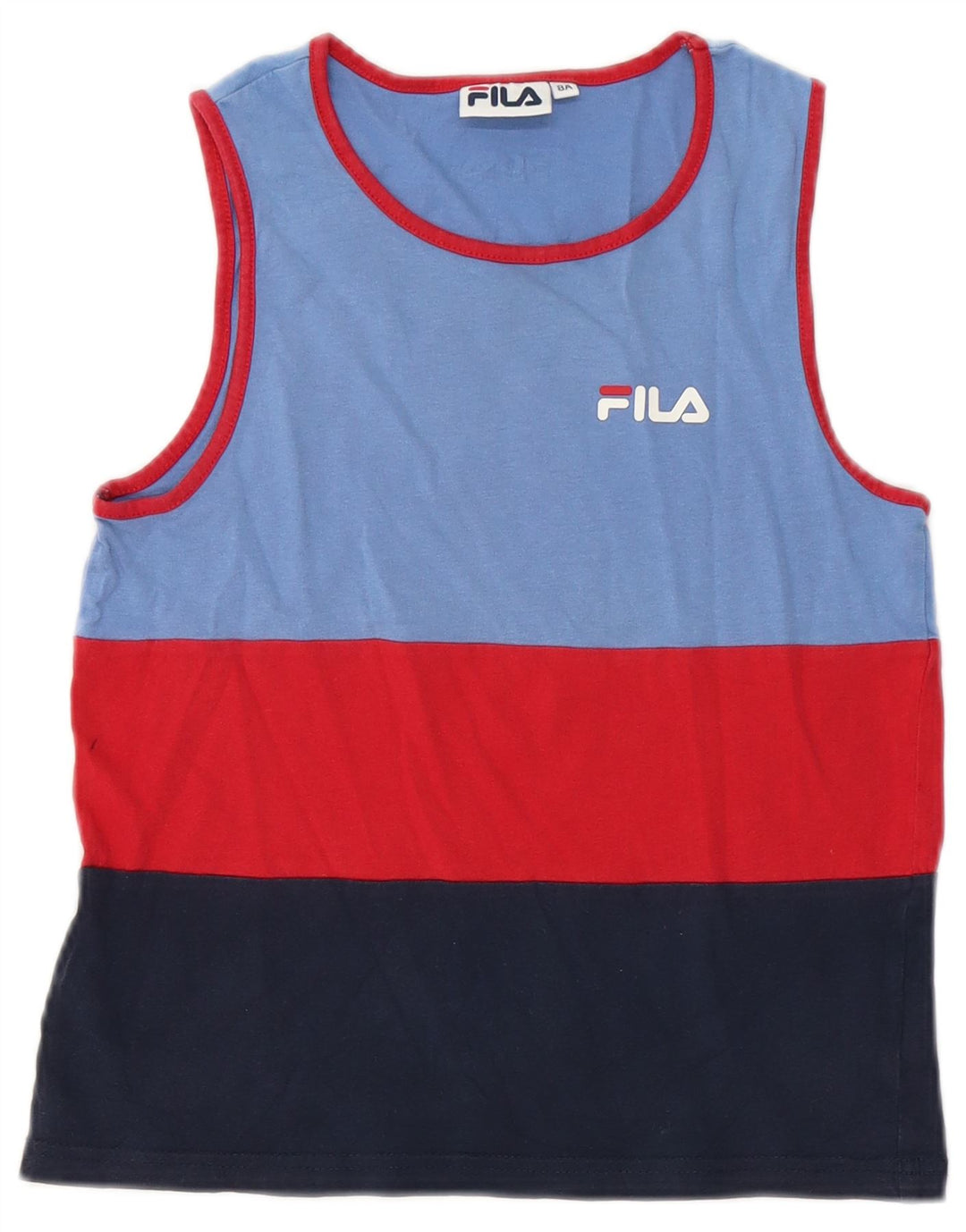 Fila Boys Vest Top 7-8 Years Πολύχρωμο Colourblock