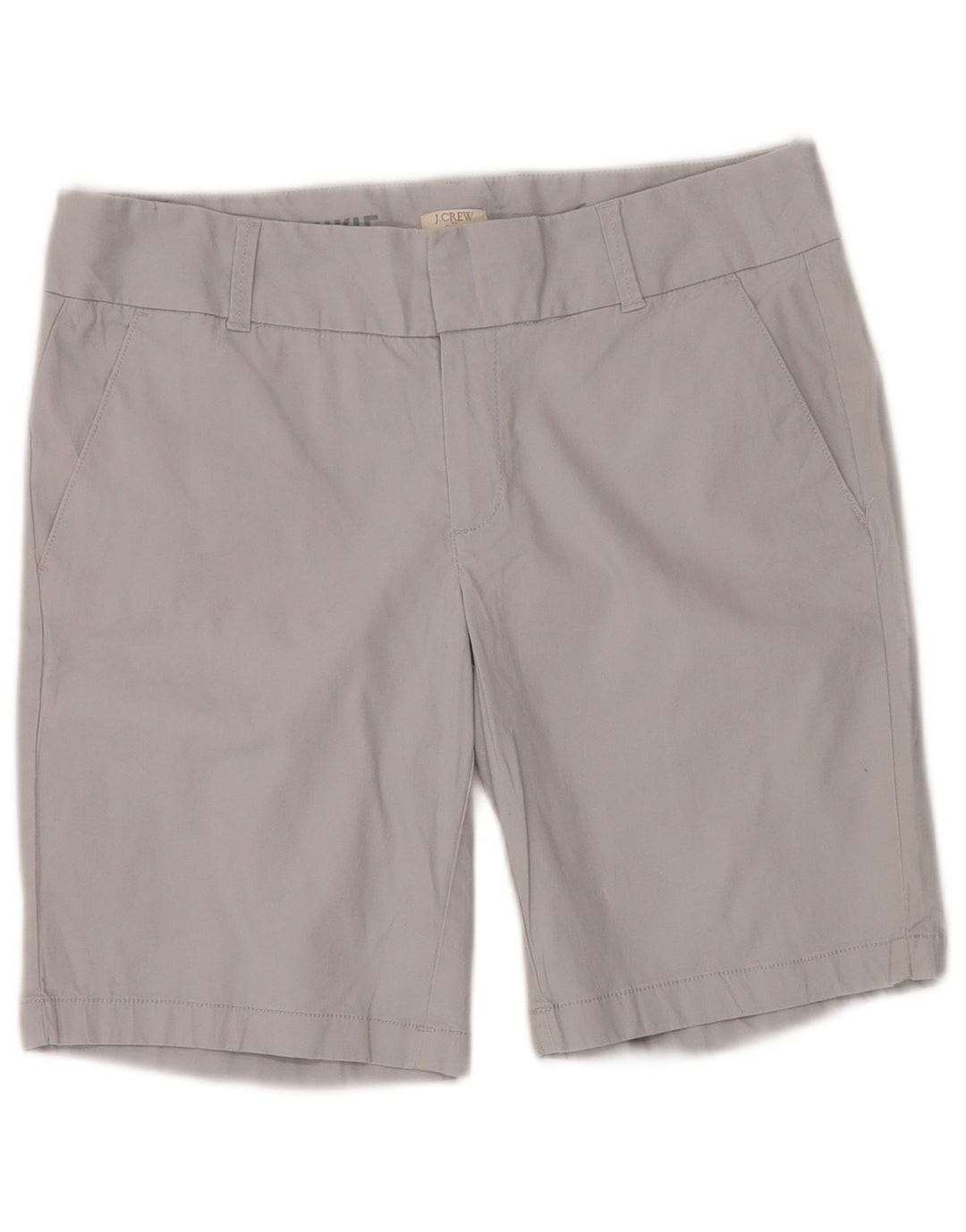 J. CREW Γυναικείο σορτς Chino US 6 Medium W30 Γκρι βαμβακερό