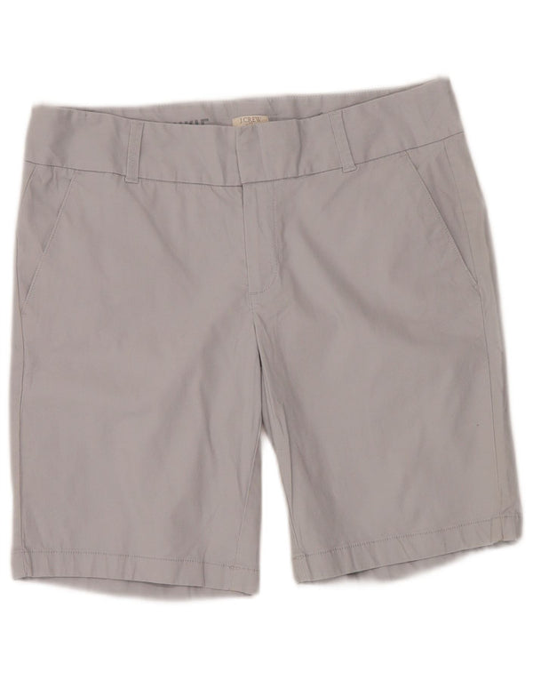 J. CREW Γυναικείο σορτς Chino US 6 Medium W30 Γκρι βαμβακερό
