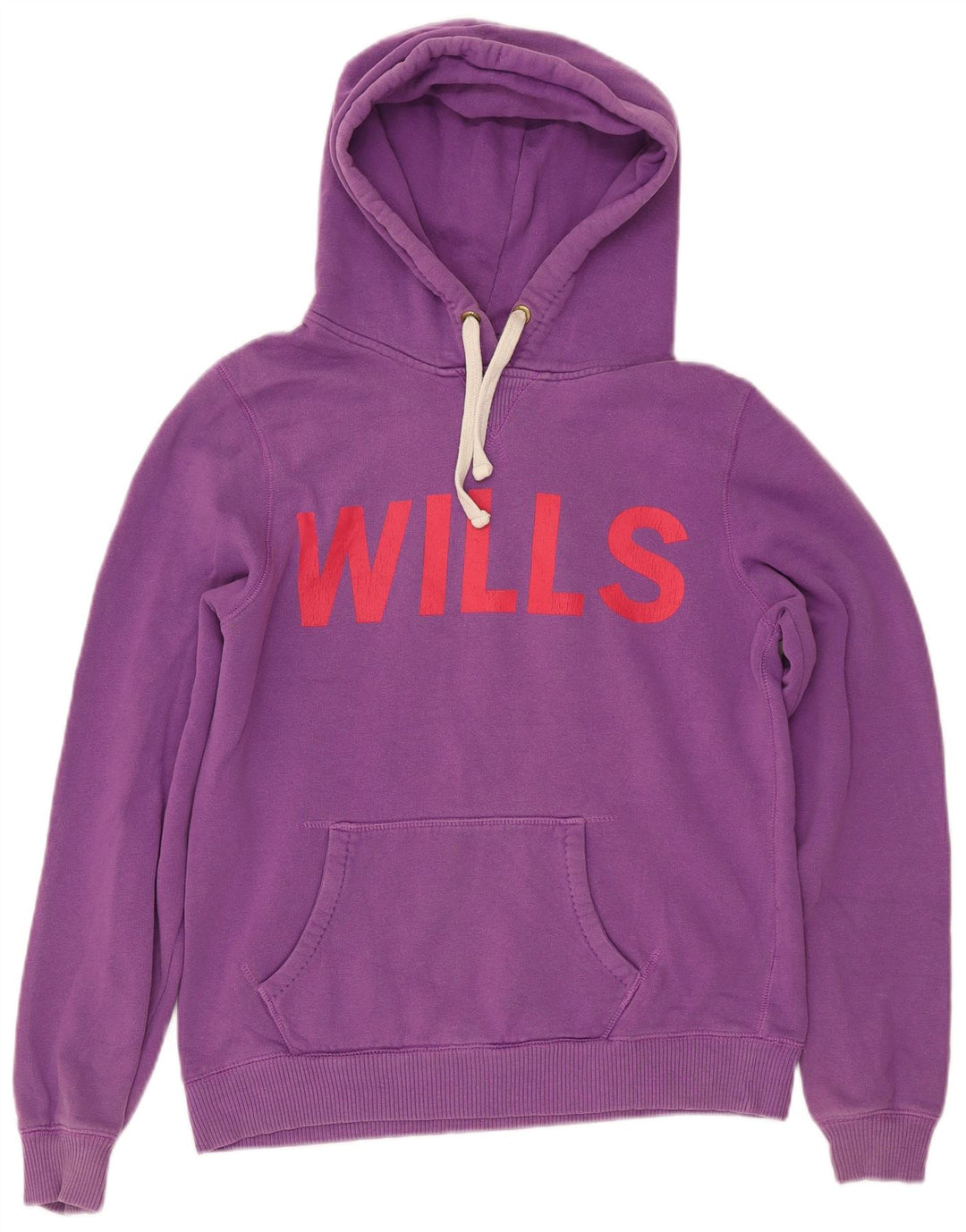 JACK WILLS Γυναικείο άλμα με κουκούλα γραφικών UK 14 Large Purple
