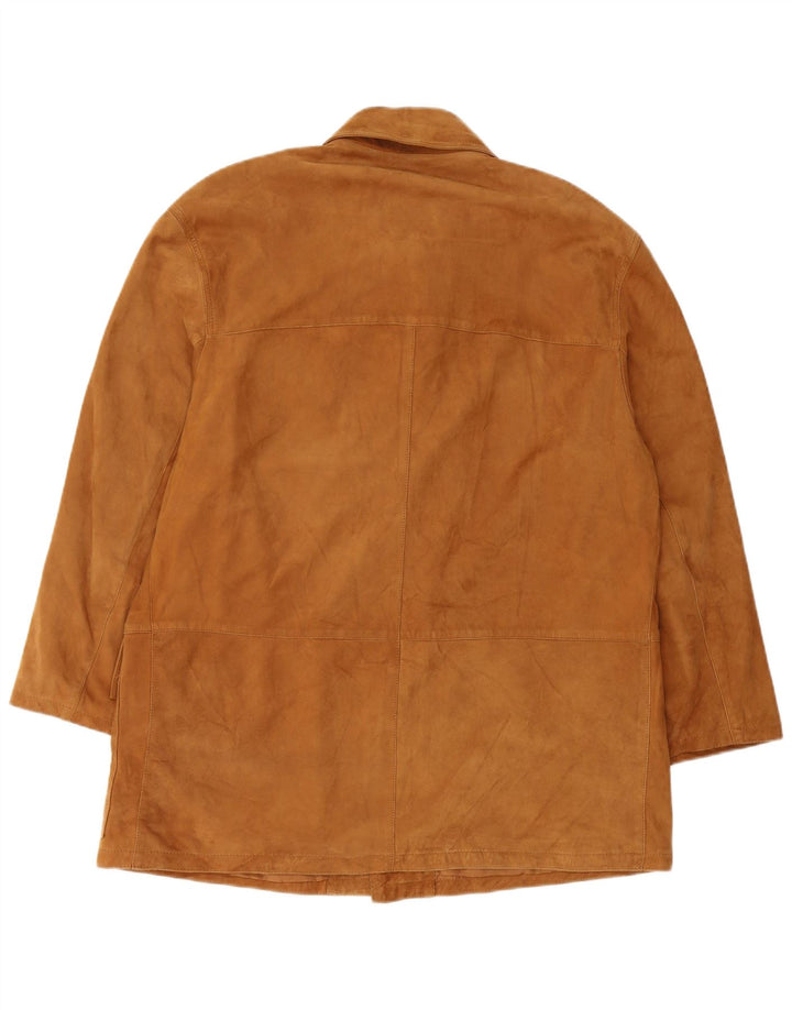 Ανδρικό Suede Jacket Jean Gabriel UK 40 Large Brown