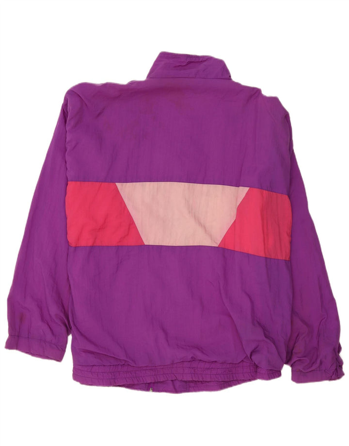 Active ανδρική αθλητική φόρμα Top Jacket 2XL Purple Colourblock Polyester