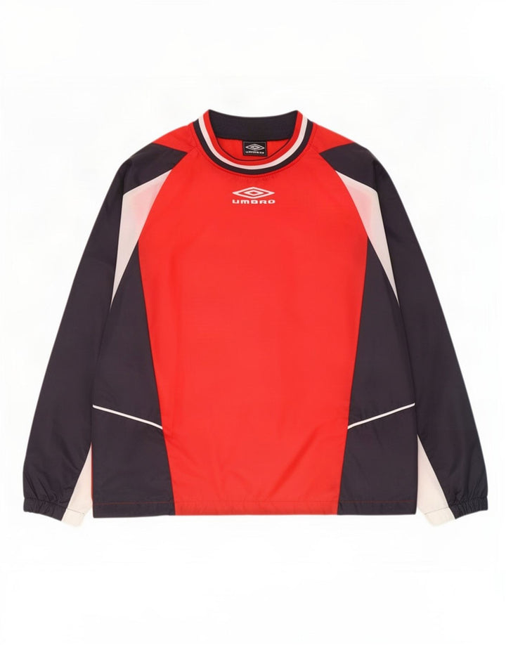 Ανδρική φόρμα πουλόβερ Umbro Top Jacket Μικρό Κόκκινο Colourblock Πολυεστέρας