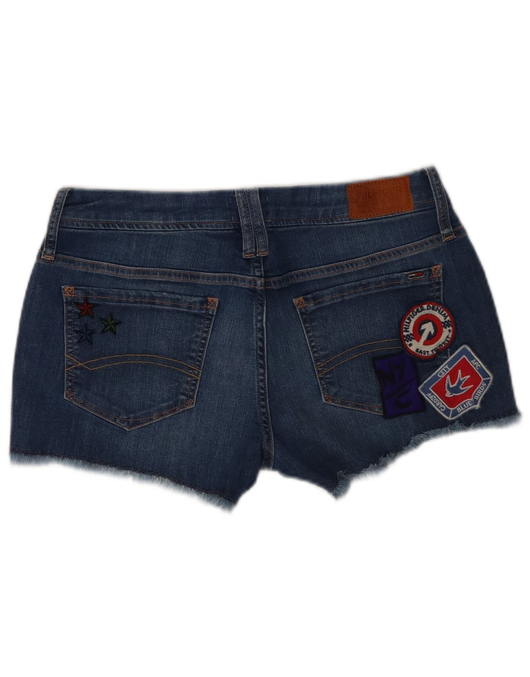 Γυναικείο τζιν σορτς Tommy Hilfiger γραφικό W29 Βαμβακερό μεσαίο μπλε