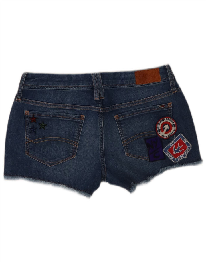 Γυναικείο τζιν σορτς Tommy Hilfiger γραφικό W29 Βαμβακερό μεσαίο μπλε