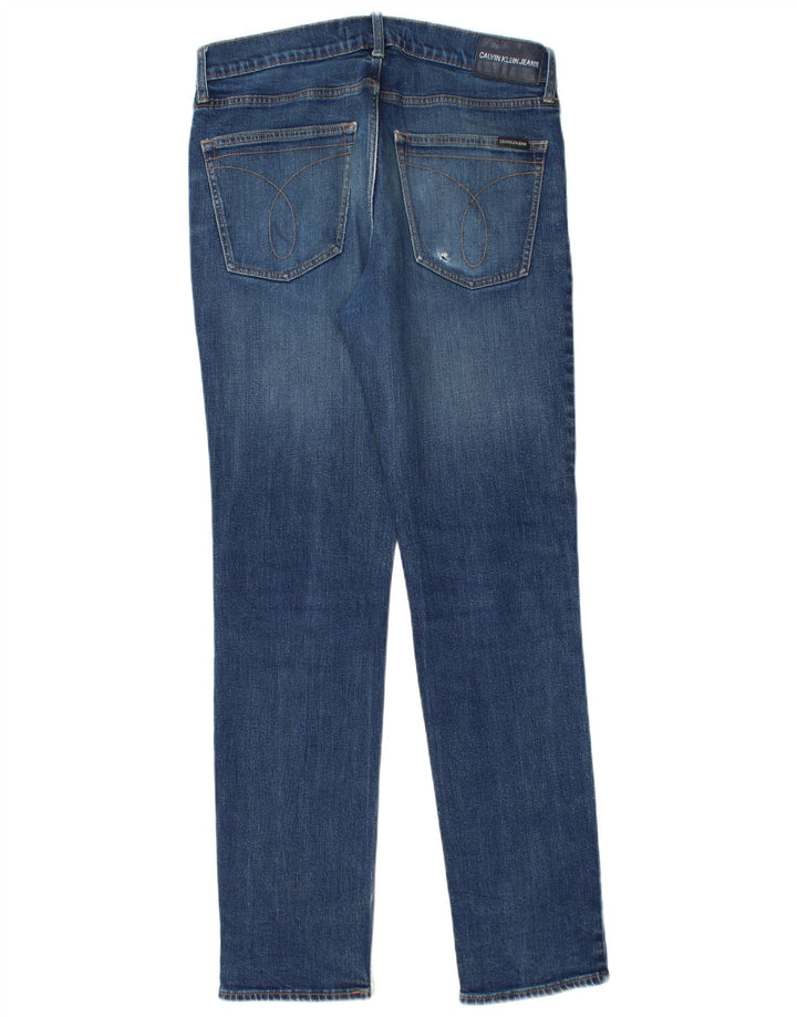 Calvin Klein Ανδρικό Slim Jeans W32 L34 Blue Cotton