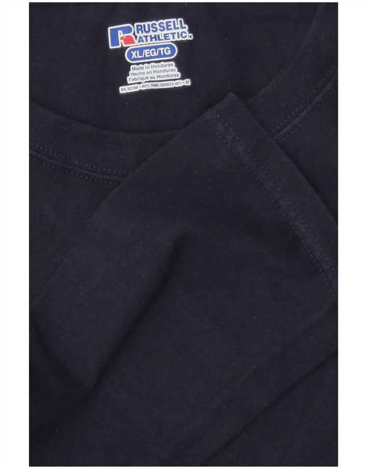 Russell Athletic Ανδρικό μακρυμάνικο μπλουζάκι XL Navy Blue