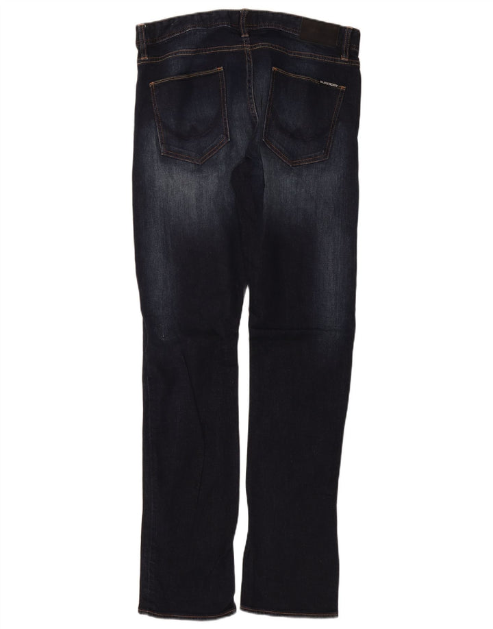 Ανδρικό Slim Jeans SUPERDRY W34 L34 Navy Blue Cotton