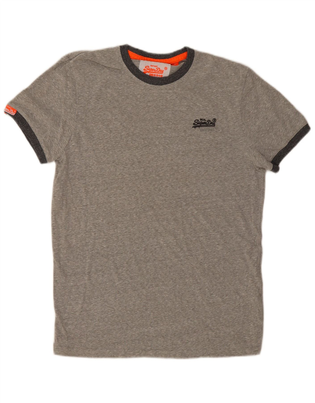 Ανδρικό T-Shirt Superdry Top Βαμβακερό μεσαίο γκρι