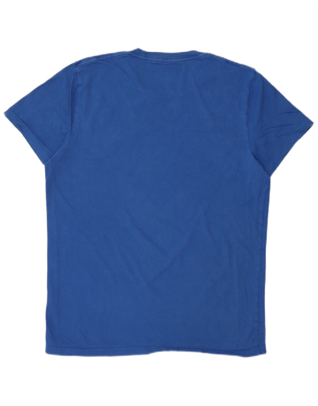 Ανδρικό T-Shirt HOLLISTER Top από μεσαίο μπλε βαμβακερό