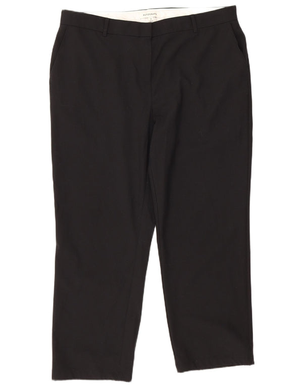 Marks & Spencer Γυναικείο κοστούμι Autograph Crop Παντελόνι UK 18 XL W36 L26 Μαύρο