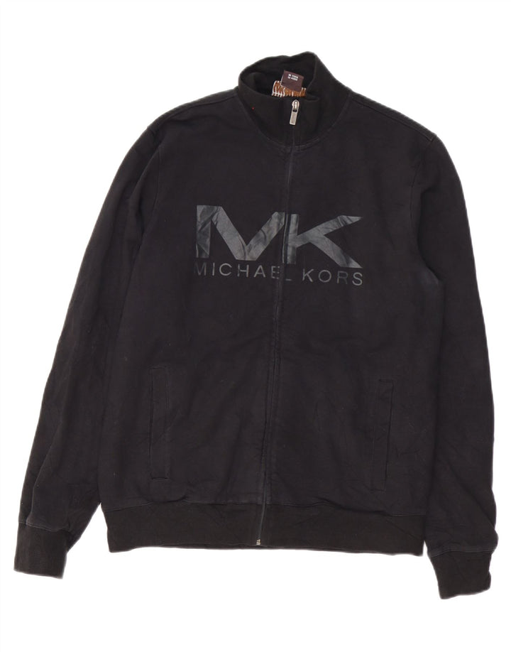 Ανδρική φόρμα φόρμας Michael Kors Top Jacket μεσαίο μαύρο βαμβακερό