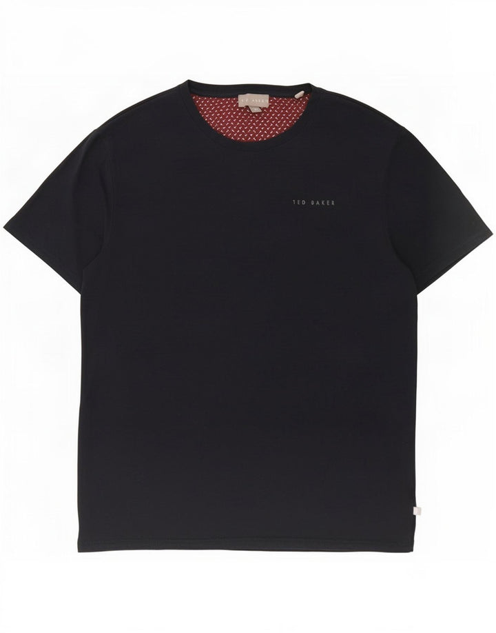Ανδρικό T-Shirt Ted Baker Top από μεσαίο μπλε ναυτικό βαμβακερό