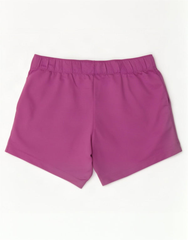 Nike Womens Dri Fit Sport Shorts UK 14 Medium Purple Polyester