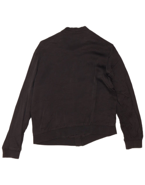 Γυναικεία φόρμα Zara Graphic Top Jacket UK 10 Small Black Floral