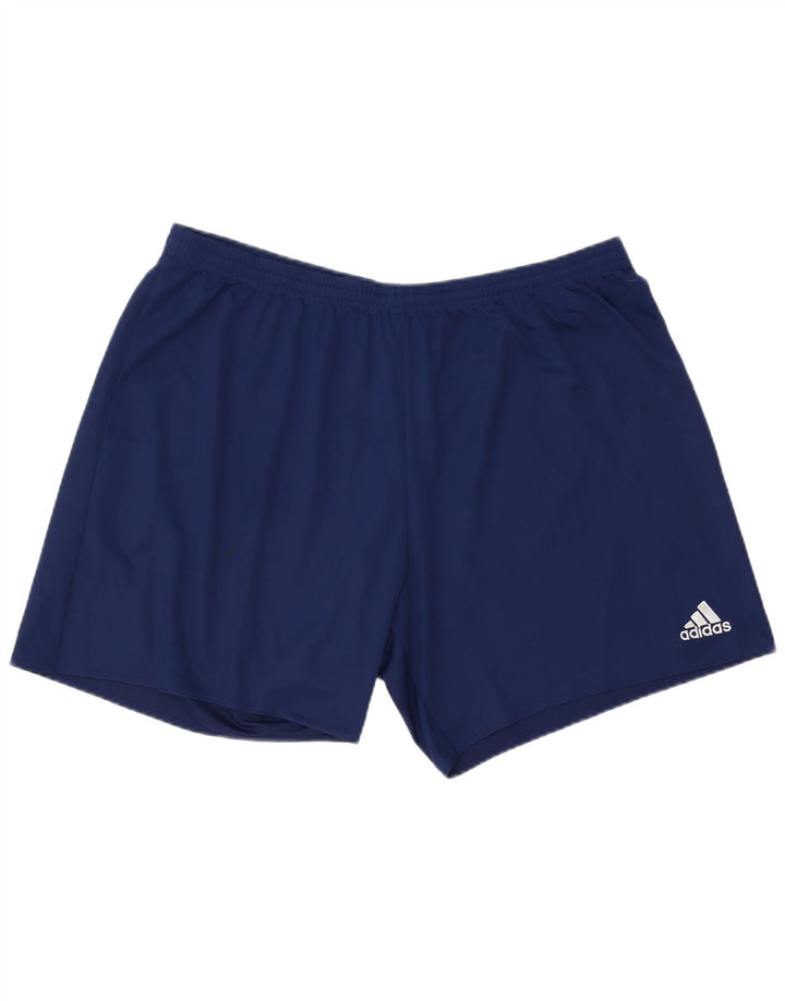 Ανδρικό αθλητικό σορτς Adidas Climalite 2XL Navy Blue Polyester