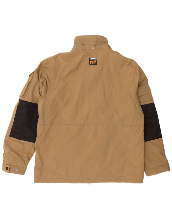 Ανδρικό μπουφάν Timberland UK 40 Large Beige Colourblock Polyamide