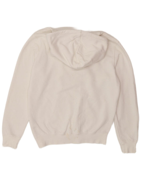 Champion Mens Hoodie Jumper Μικρό λευκό βαμβακερό