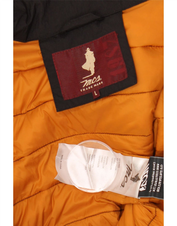 MARLBORO CLASSICS Ανδρικό μπουφάν με επένδυση UK 40 μεγάλο μαύρο νάιλον