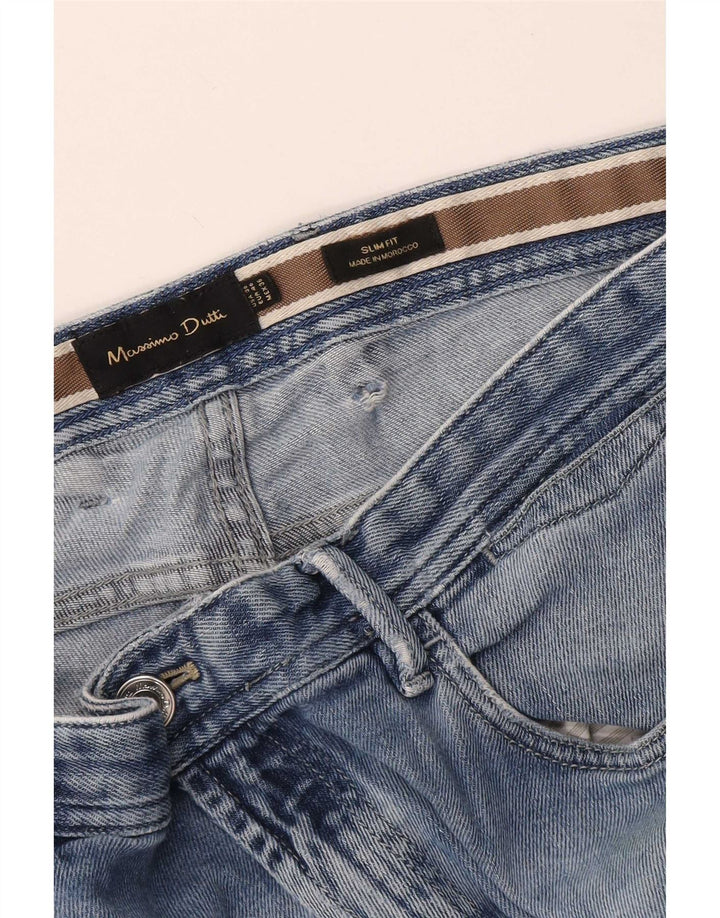 Massimo Dutti Ανδρικό Slim Jeans EU 46 XL W36 L31 Blue