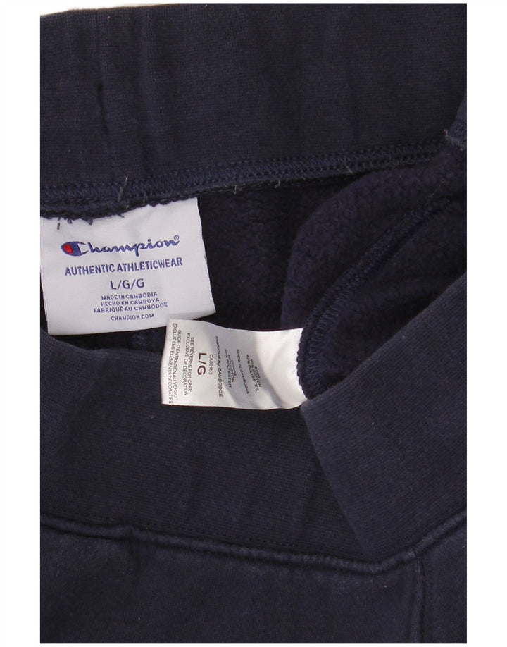 Ανδρική φόρμα Champion Παντελόνι Joggers Large Navy Blue από βαμβάκι