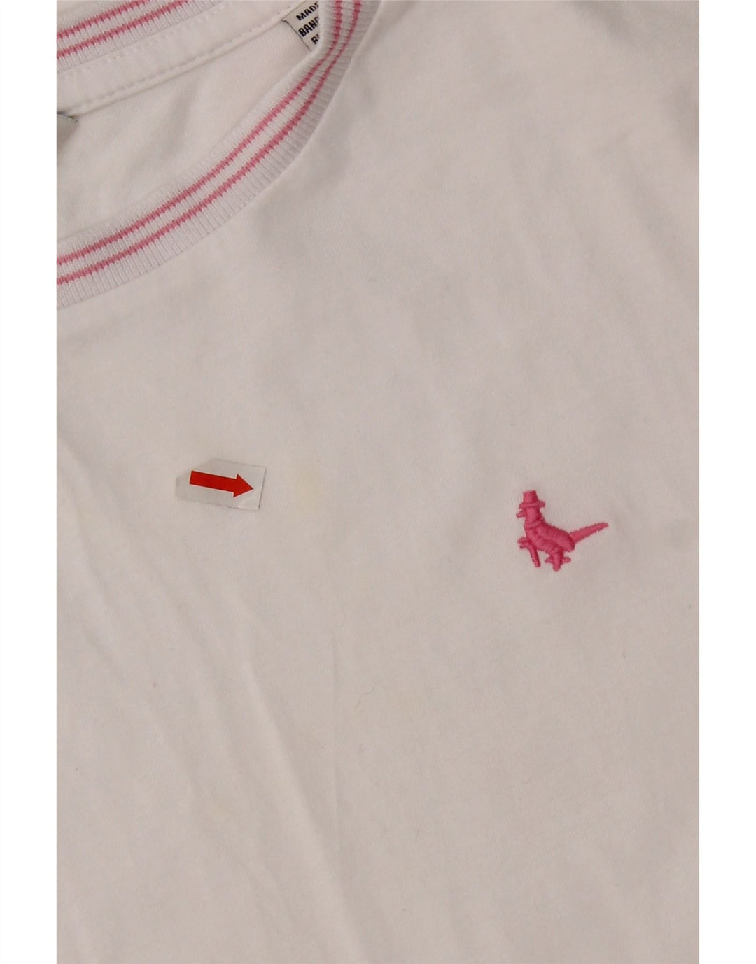 Jack Wills Womens T-Shirt Top UK 14 Medium White Cotton