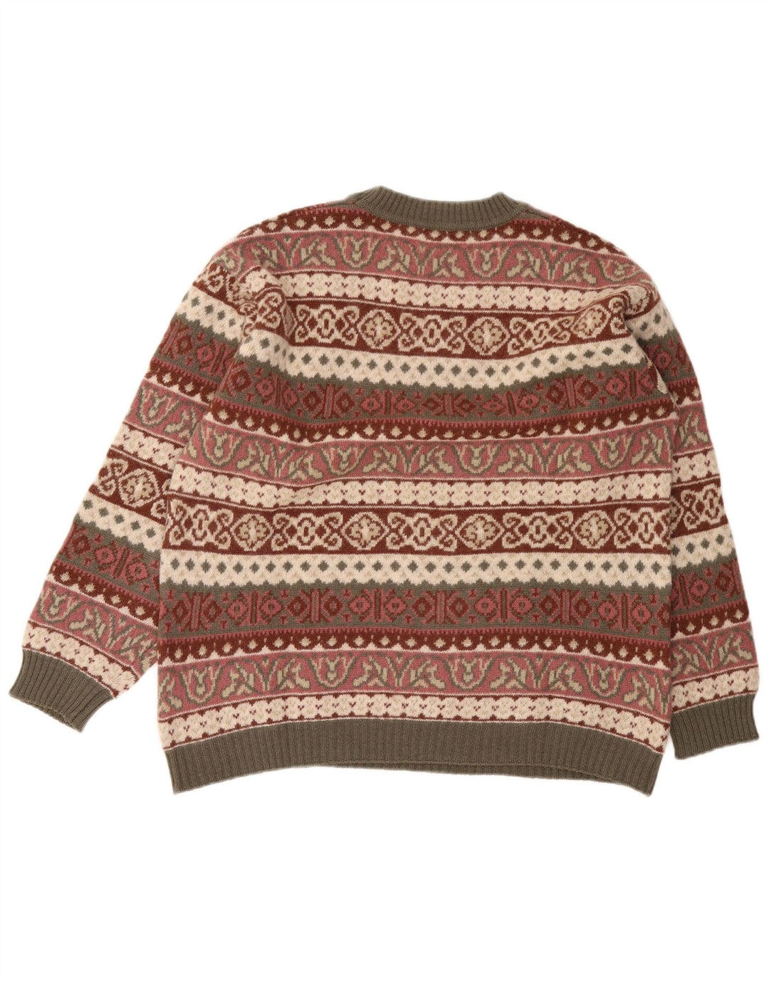 Ανδρικό πουλόβερ Sisley Crew Neck Jumper XL Πολύχρωμο Fair Isle