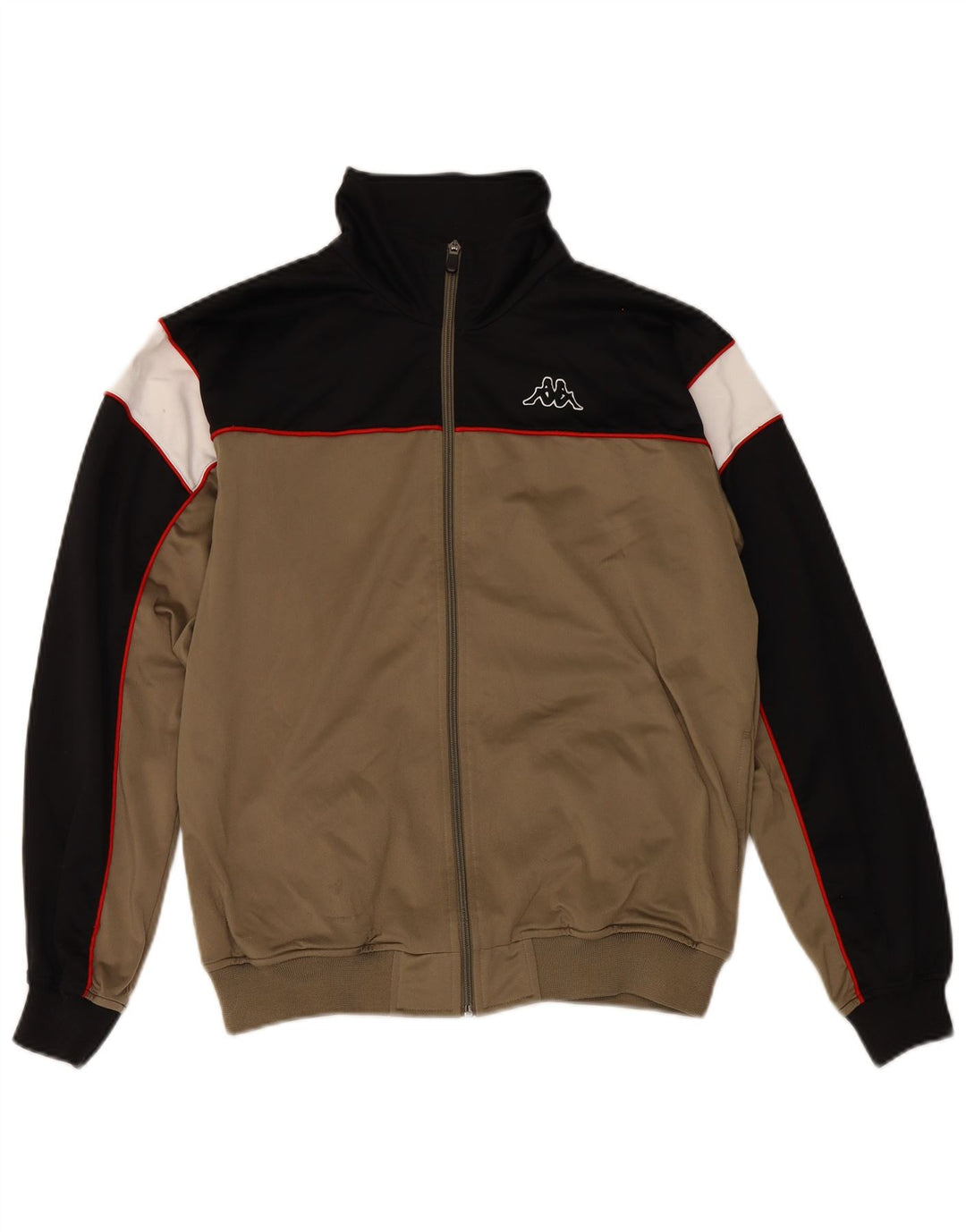 Ανδρική φόρμα Kappa Top Jacket Μεσαίου καφέ χρώματος πολυεστέρας