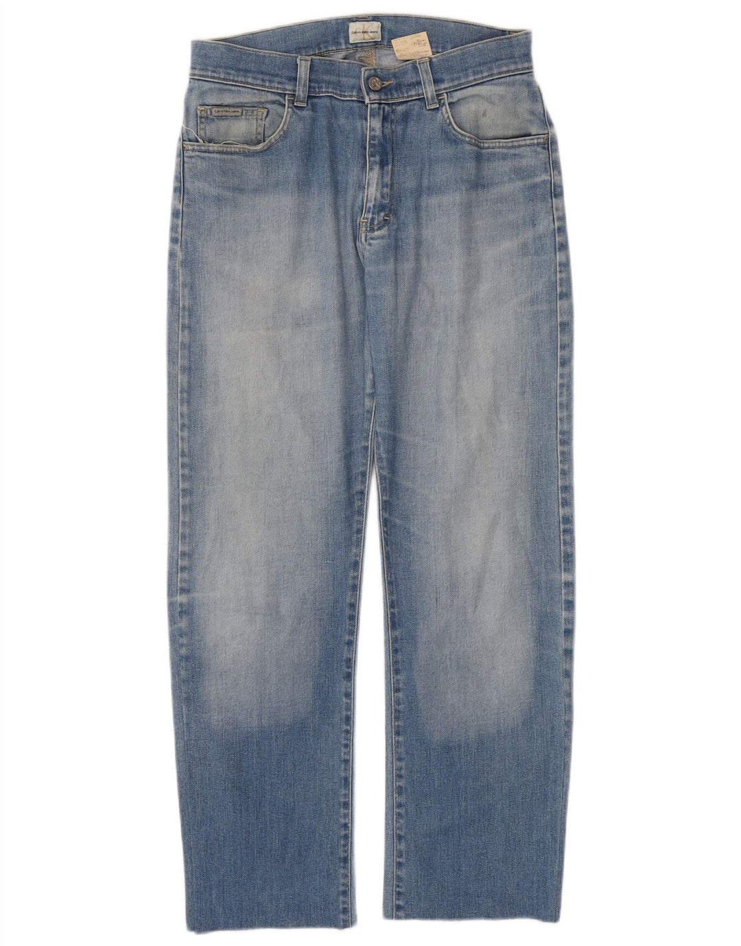 CALVIN KLEIN Ανδρικό Cropped Jeans W30 L29 Μπλε Βαμβακερό
