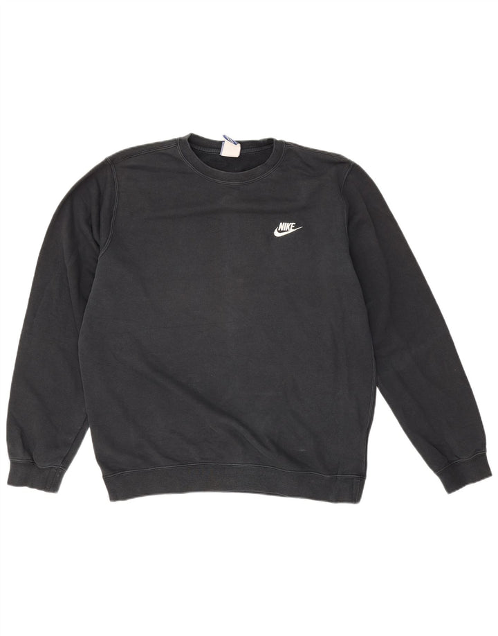 Ανδρικό φούτερ NIKE Jumper Μεσαίο μαύρο βαμβακερό