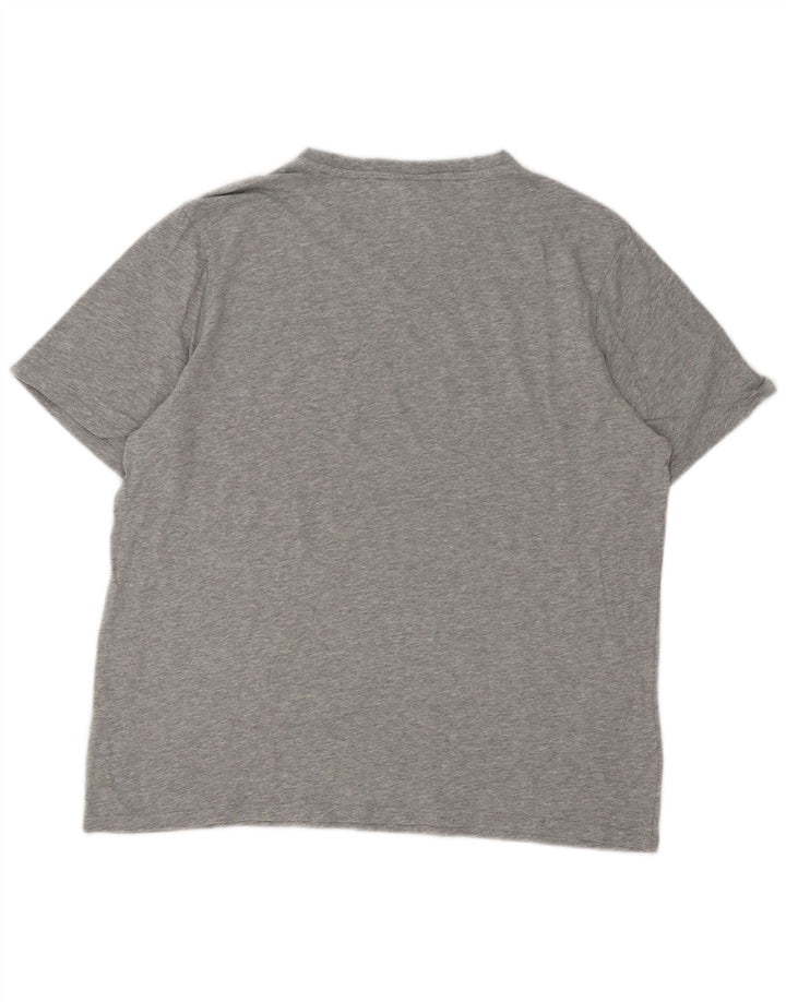 Ανδρικό T-Shirt Fila Top Large Grey Flecked Cotton